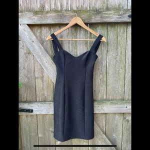 Black mini dress